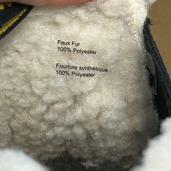 Dr Martens Dorrian black fur ankle Chelsea boots booties shoes women’s 7 new - Picture 4 of 9